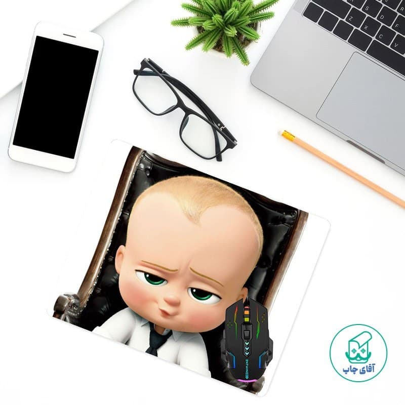 پد ماوس طرح بچه رئیس کد 1233 — تصویر ۲