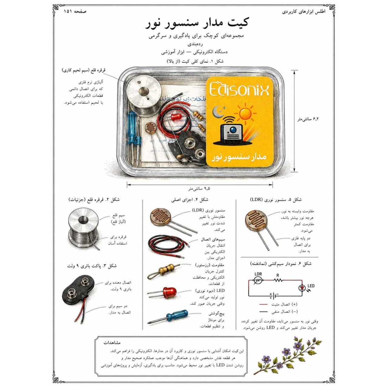 مدار سنسور نور — تصویر ۳