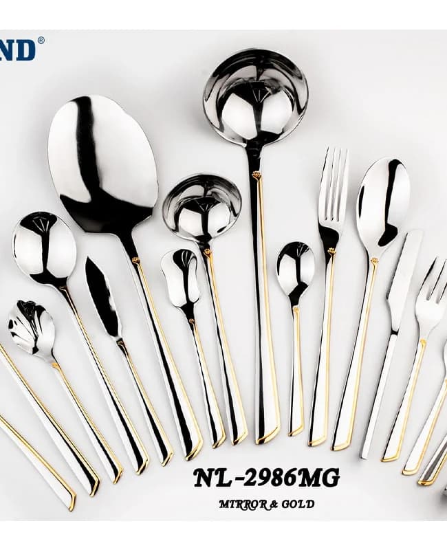 سرویس قاشق و چنگال 135 پارچه نیولند کدNL_2986MG