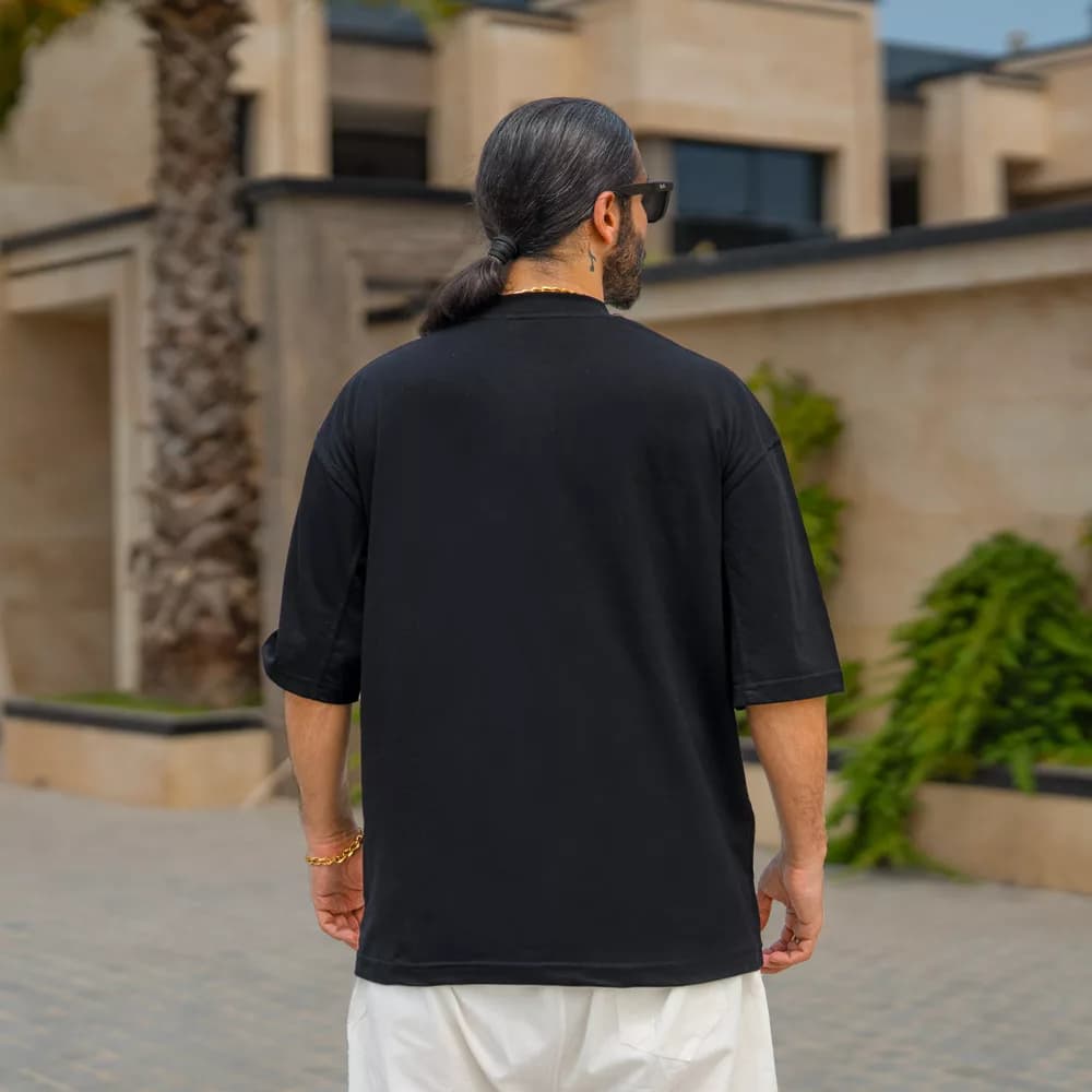 تیشرت مردانه پلنگ صورتی کد 26987 — تصویر ۴
