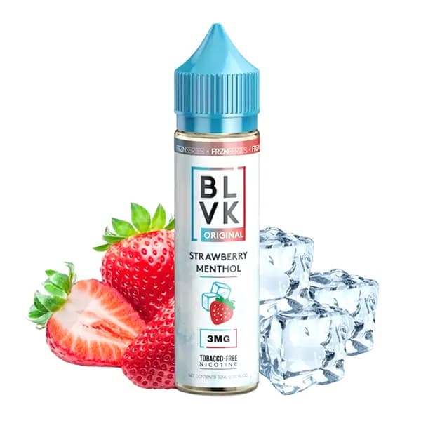 جویس توت فرنگی یخ بی ال وی کی | BLVK Strawberry Menthol