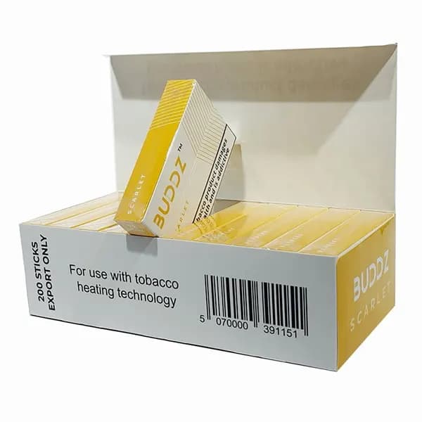سیگار بادز اسکارلت زرد | BUDDZ Scarlet Heated Tobacco — تصویر ۲