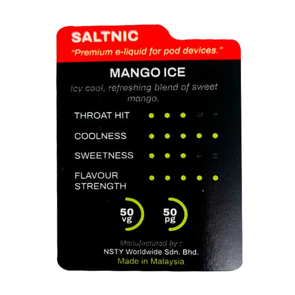 سالت انبه یخ نستی | NASTY Mango Ice POD — تصویر ۴