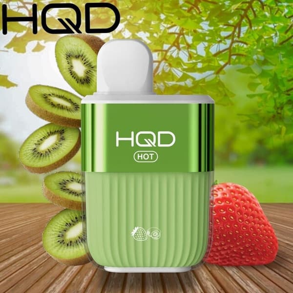 پاد یکبار مصرف توت فرنگی کیوی اچ کیو دی هات | HQD HOT Strawberry Kiwi — تصویر ۲
