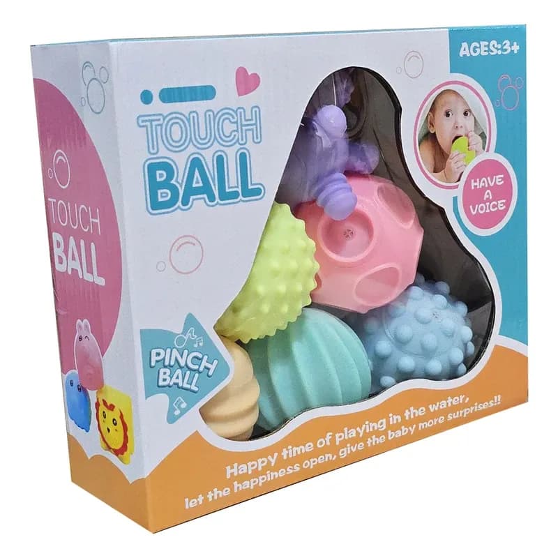 جغجغه مدل توپ فضایی طرح Touch Ball کد TB1 مجموعه 6 عددی — تصویر ۲