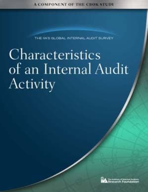 دانلود کتاب Characteristics of an Internal Audit Activity