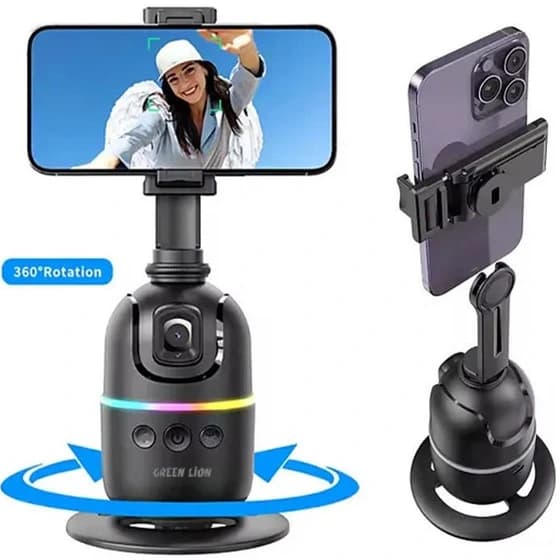 گیمبال گرین لاین AutoTrack Black | هولدر هوشمند با ردیابی چهره و چرخش 360 درجه(9918) — تصویر ۲