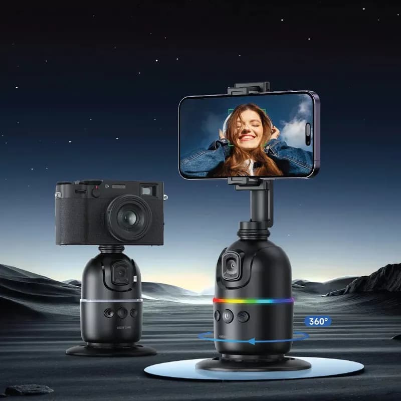 گیمبال گرین لاین AutoTrack Black | هولدر هوشمند با ردیابی چهره و چرخش 360 درجه(9918) — تصویر ۴