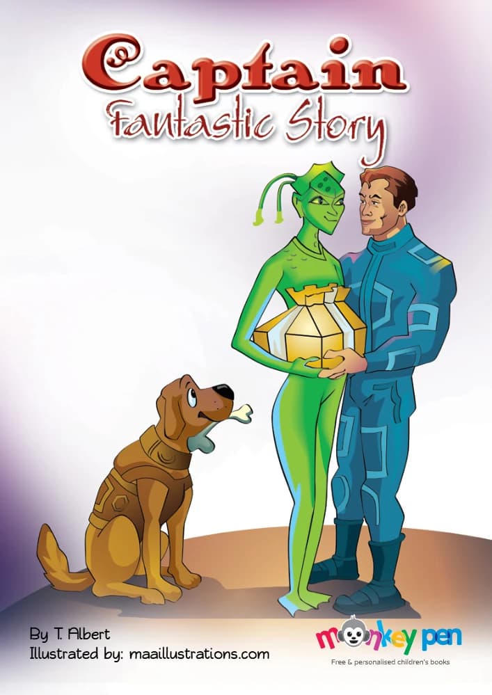 کتاب Captain fantastic story (داستان «کاپیتان فوقالعاده») اثر T. Albert نسخه انگلیسی PDF