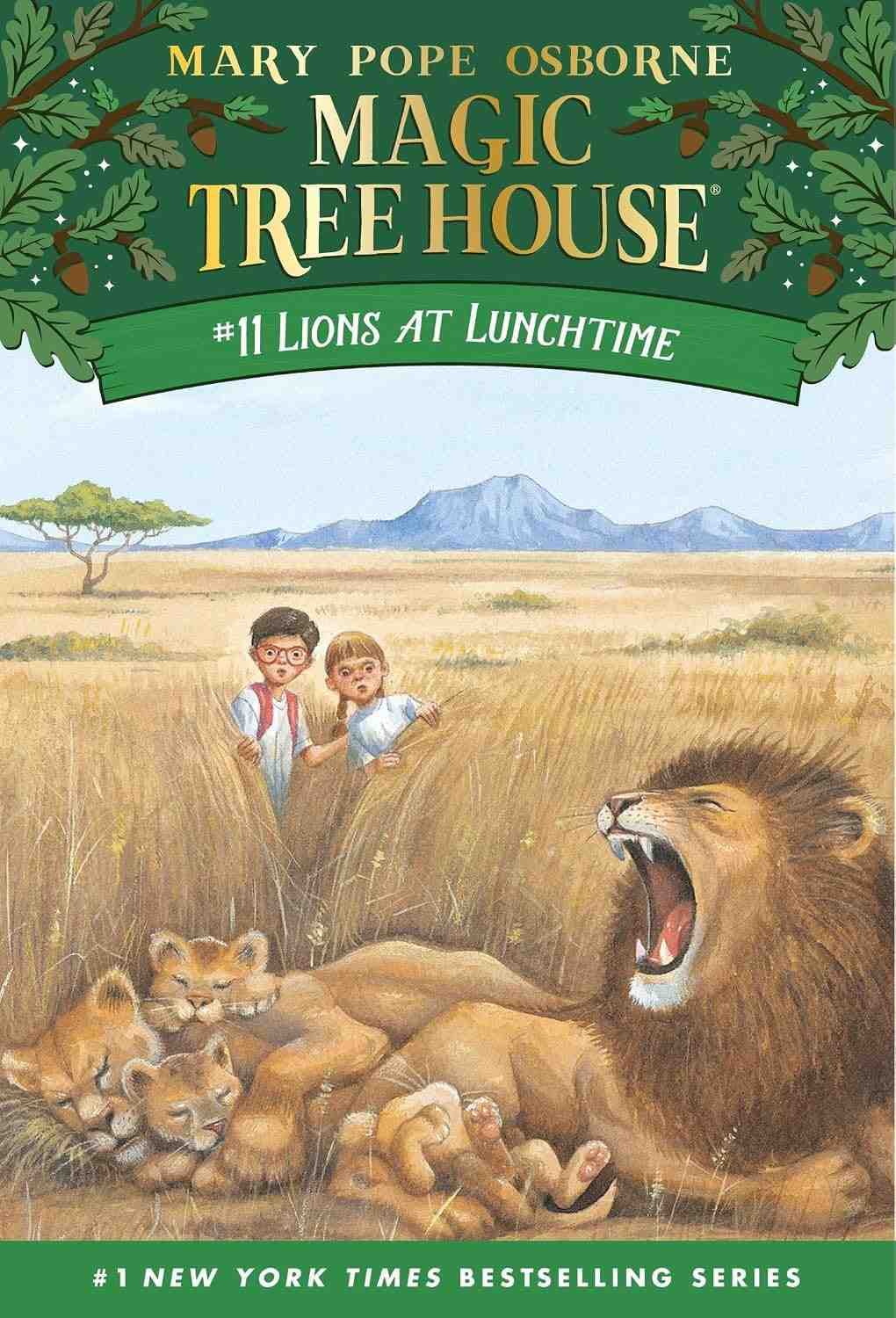 کتاب Lions at Lunchtime (شیرها هنگام ناهار) نسخه انگلیسی PDF | مری پوپ آزبورن