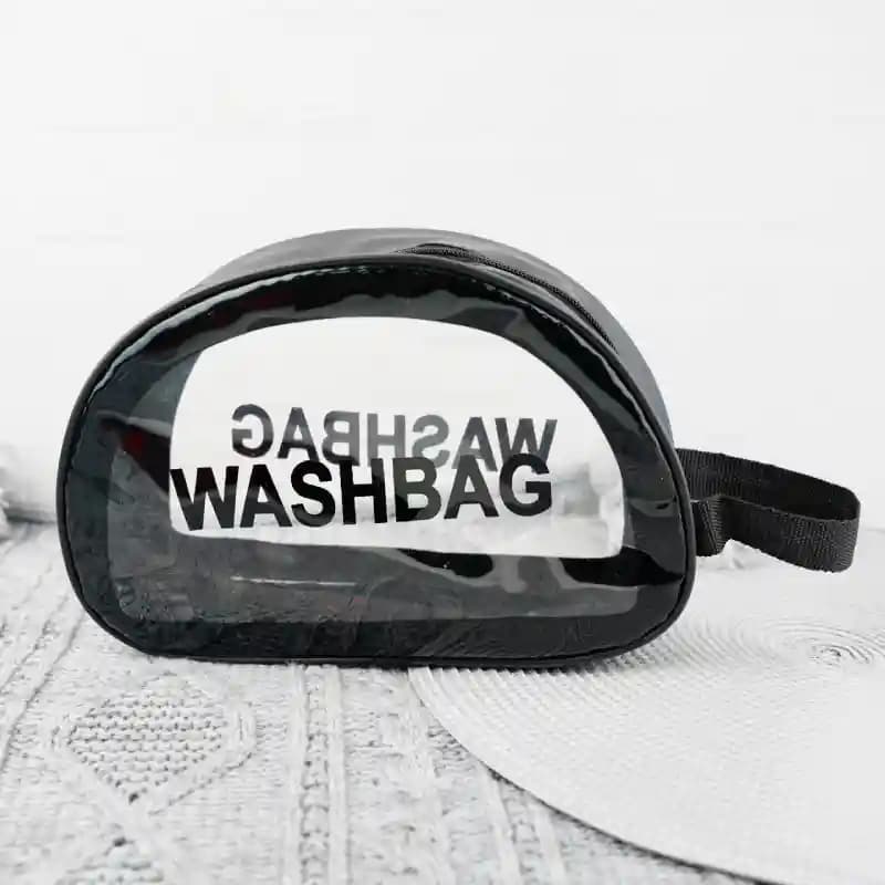 کیف آرایشی نیم گرد طلقی 244-116