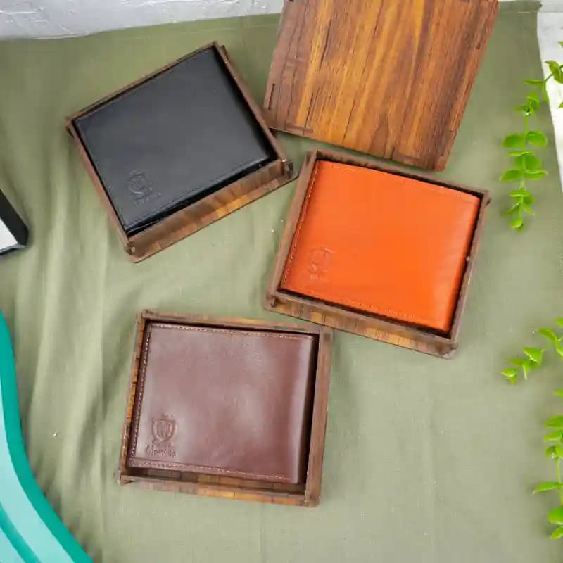 کیف پول جیبی دو برگ مردانه 9-21