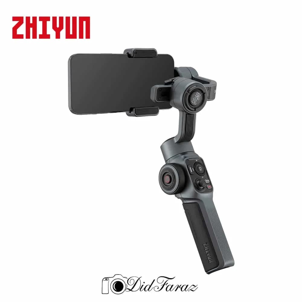 استابیلایزر ZHIYUN Smooth 5S AI Combo گیمبال سهمحوره موبایل با ردیابی هوشمند — تصویر ۹