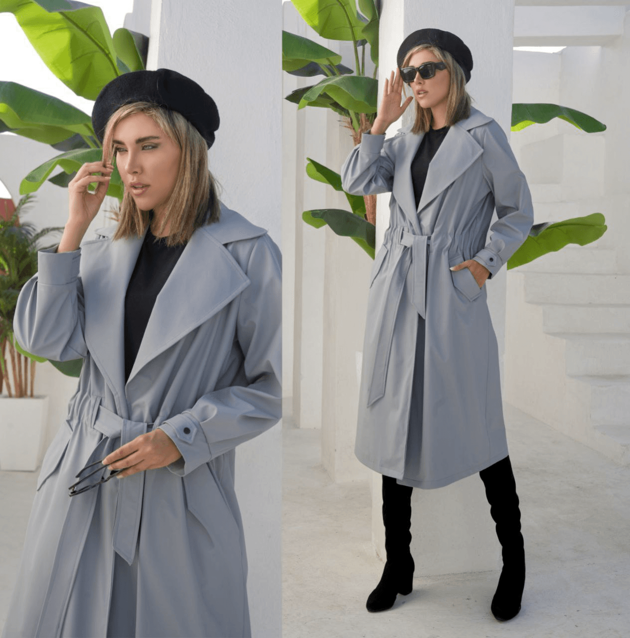 لباس بارانی زنانه بلند کد 557