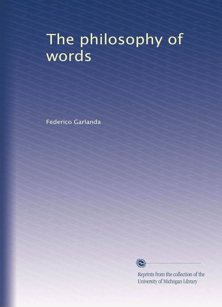 کتاب The Philosophy of Words (فلسفه واژگان) نسخه انگلیسی PDF