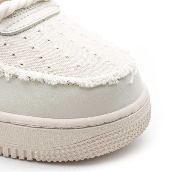 نایک ایر فورس ۱ بدون ساق کرمی تانگ Nike air force 1 day thung — تصویر ۸