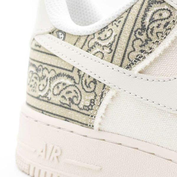 نایک ایر فورس ۱ بدون ساق کرمی تانگ Nike air force 1 day thung — تصویر ۶