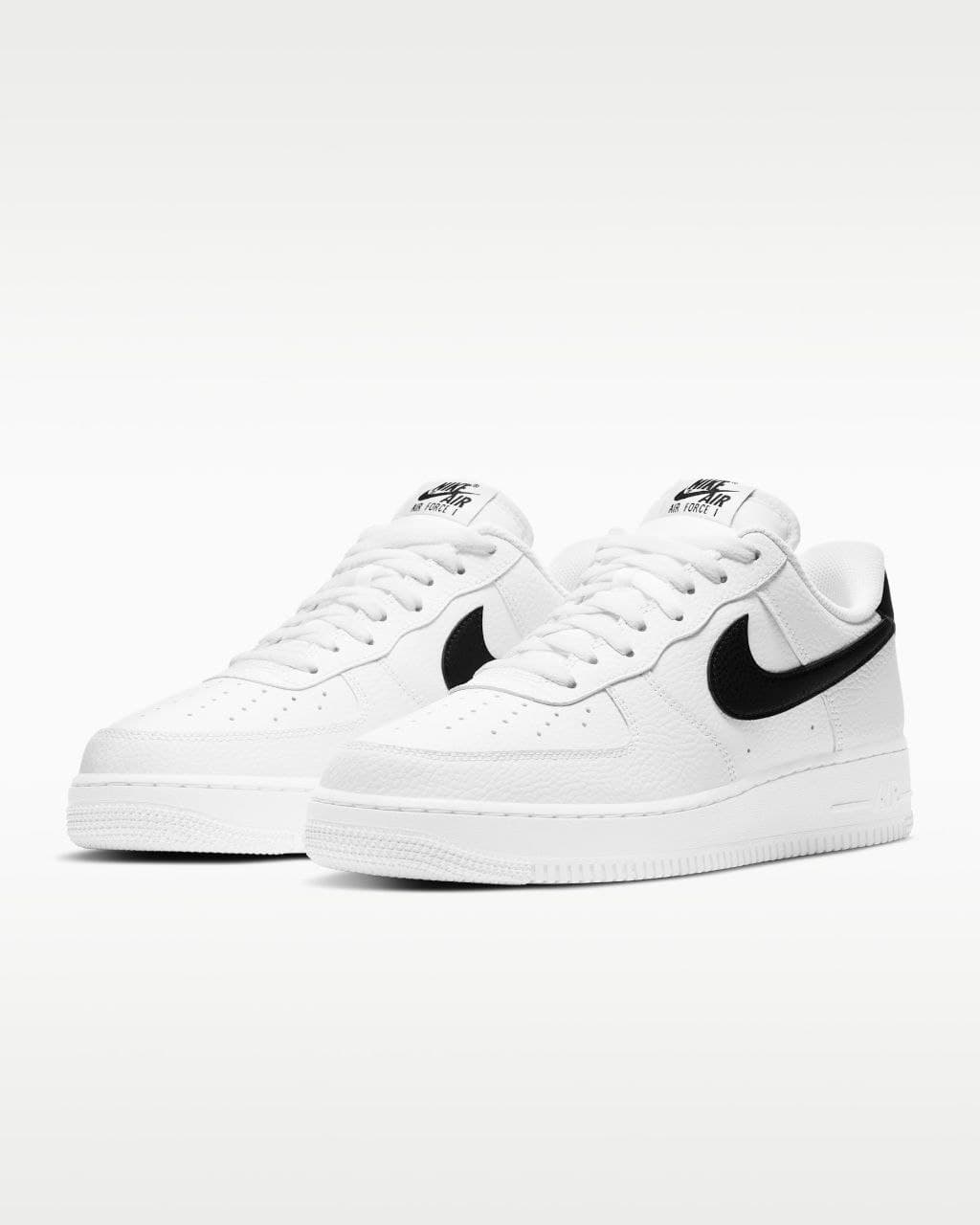 نایک ایر فورس ۱ بدون ساق جول سفید مشکی Nike air force 1 jewel white and black — تصویر ۵
