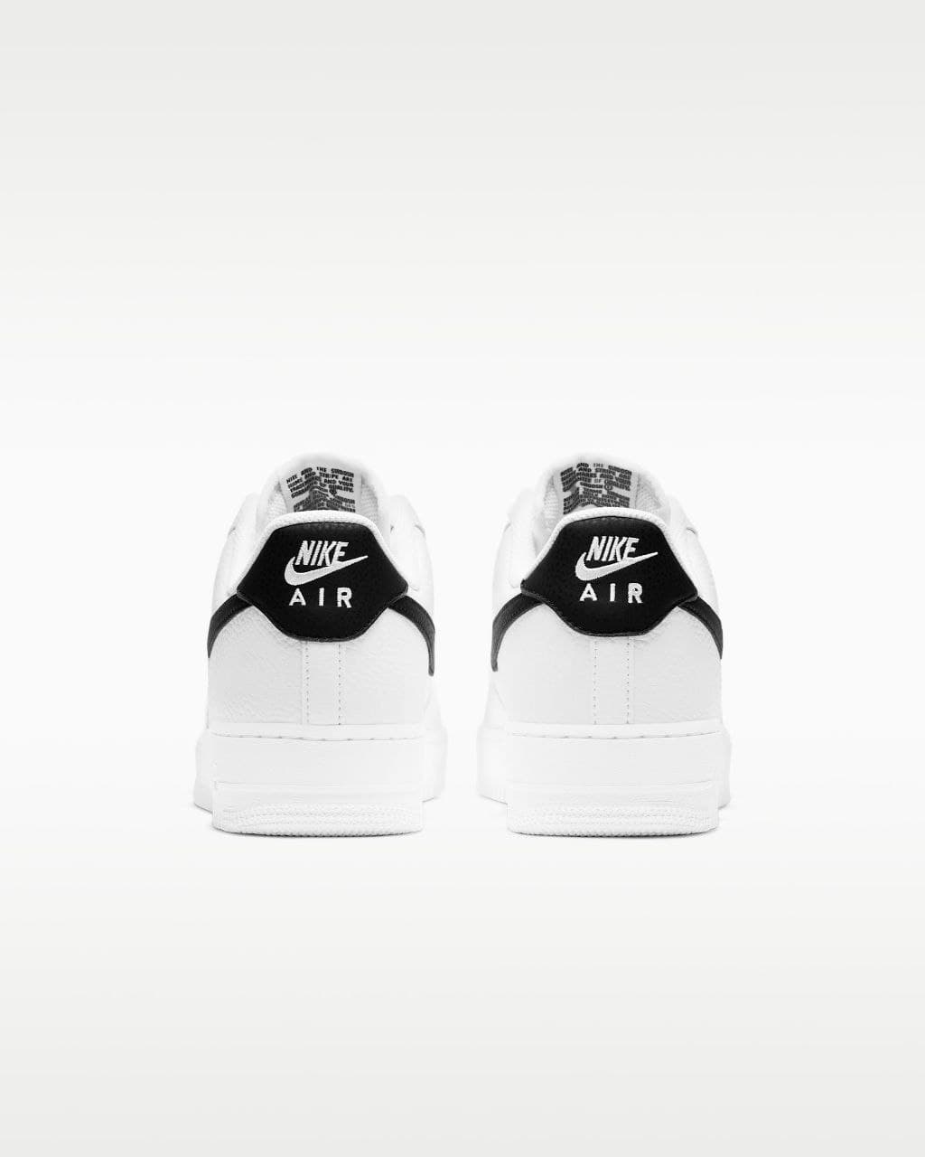 نایک ایر فورس ۱ بدون ساق جول سفید مشکی Nike air force 1 jewel white and black — تصویر ۶