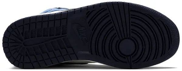 نایک ایر جردن ۱ ساقدار آبسیدان آبی سورمه ای Nike air jordan 1 high obsidian blue and navy — تصویر ۵