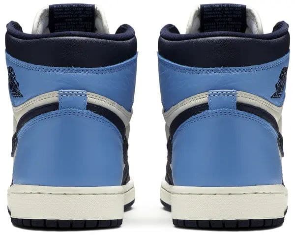 نایک ایر جردن ۱ ساقدار آبسیدان آبی سورمه ای Nike air jordan 1 high obsidian blue and navy — تصویر ۴