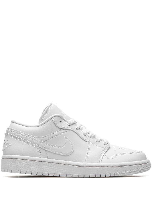 نایک ایر جردن ۱ بدون ساق تمام سفید Nike air jordan 1 low white