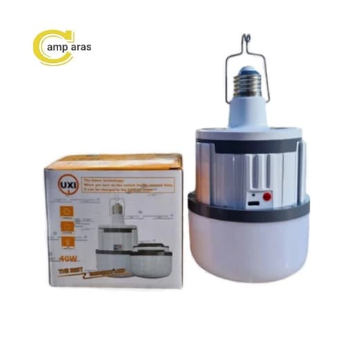 لامپ شارژی سرپیچی مدل UXI BL-699 باتری خور — تصویر ۲