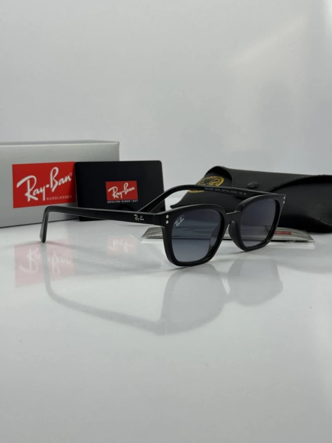 عینک ریبن مشکی هایلایت rayban rb-4456 f