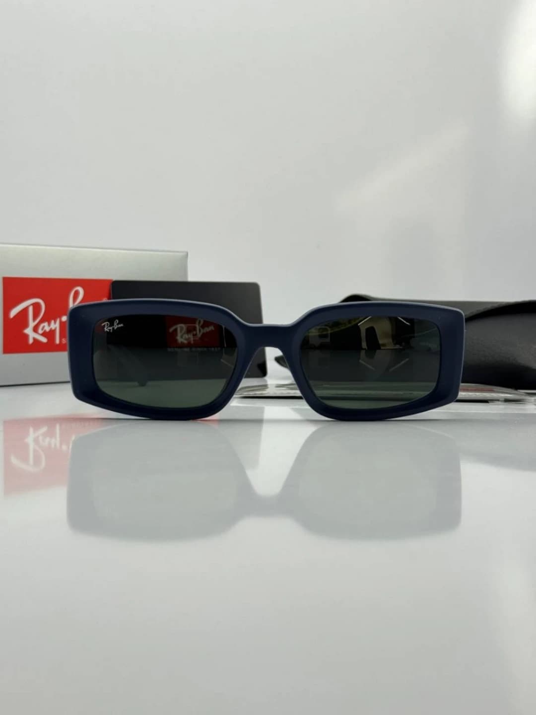 عینک ریبن سرمه ای مات rayban rb-4395f — تصویر ۲