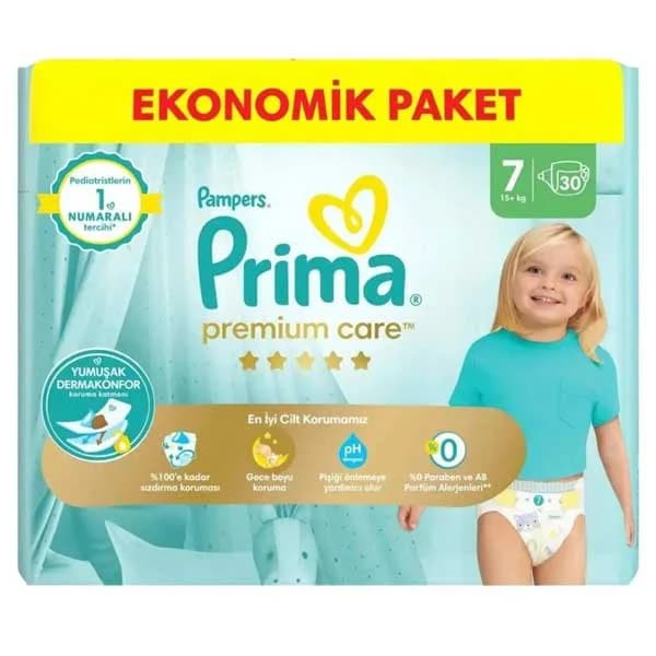 پوشک 30 عددی پریما سایز هفت لهستانی