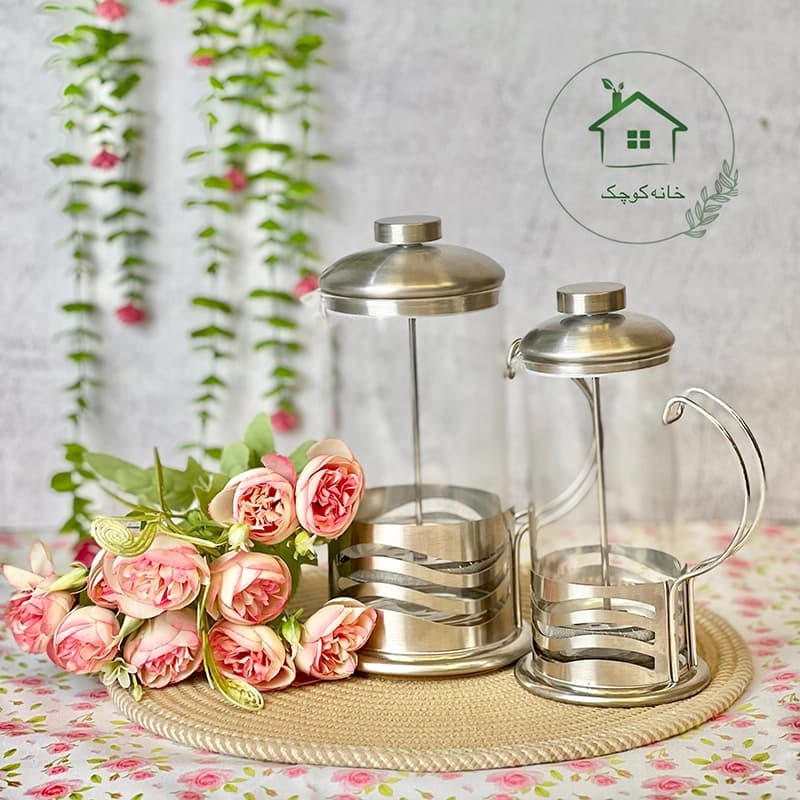 فرنچ پرس پیرکس استیل