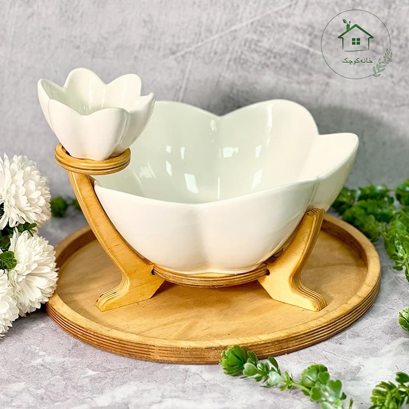 سالاد خوری 2طبقه لاله کارولین