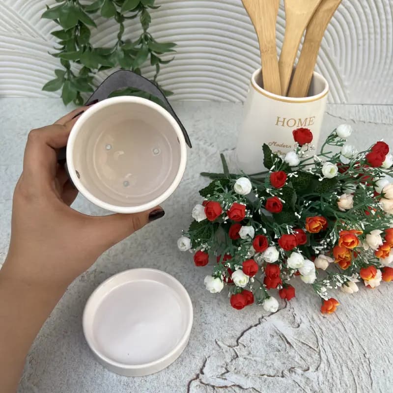 جاقاشقی سرامیکی دسته چرم زیره دار — تصویر ۳