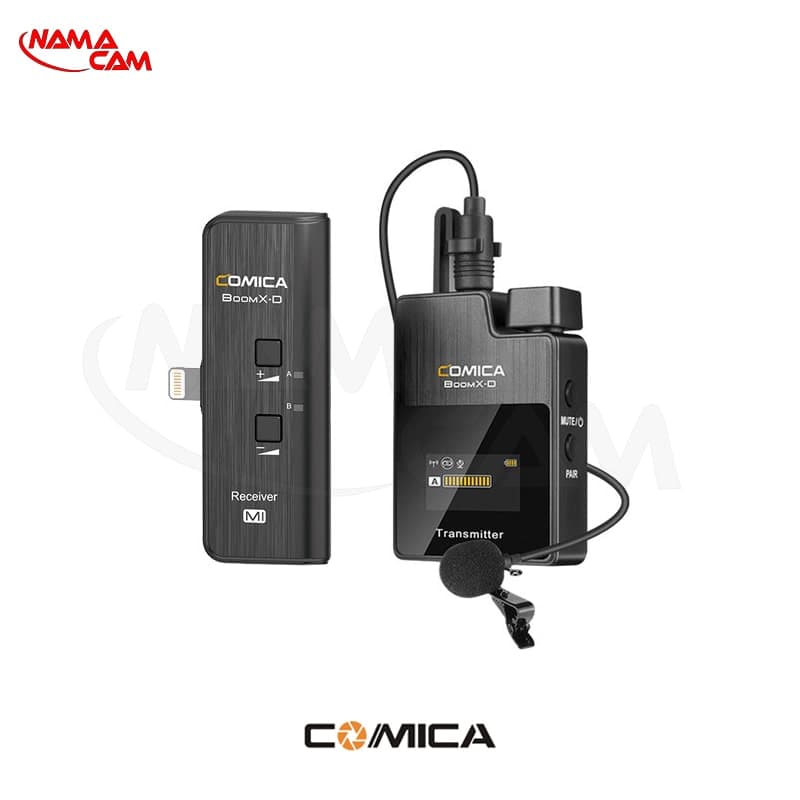 میکروفون بی سیم Comica BoomX-D MI1 مخصوص آیفون — تصویر ۲