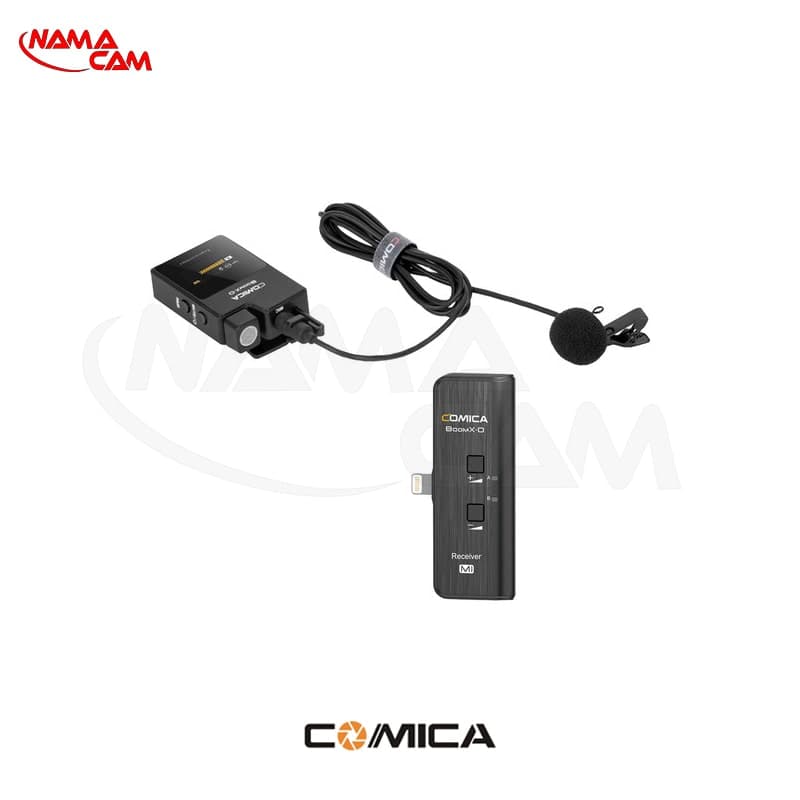 میکروفون بی سیم Comica BoomX-D MI1 مخصوص آیفون — تصویر ۴