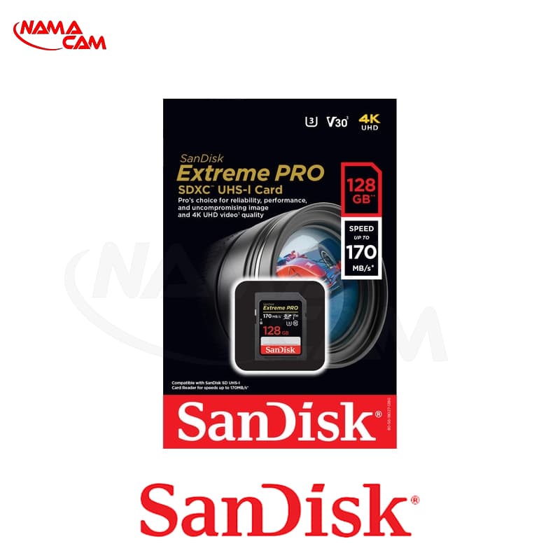 کارت حافظه SanDisk 128GB Extreme PRO UHS-I SDXC — تصویر ۳
