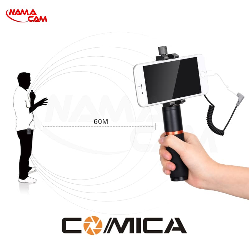 میکروفون یقه ای بیسیم موبایل Comica CVM-WS50B — تصویر ۳