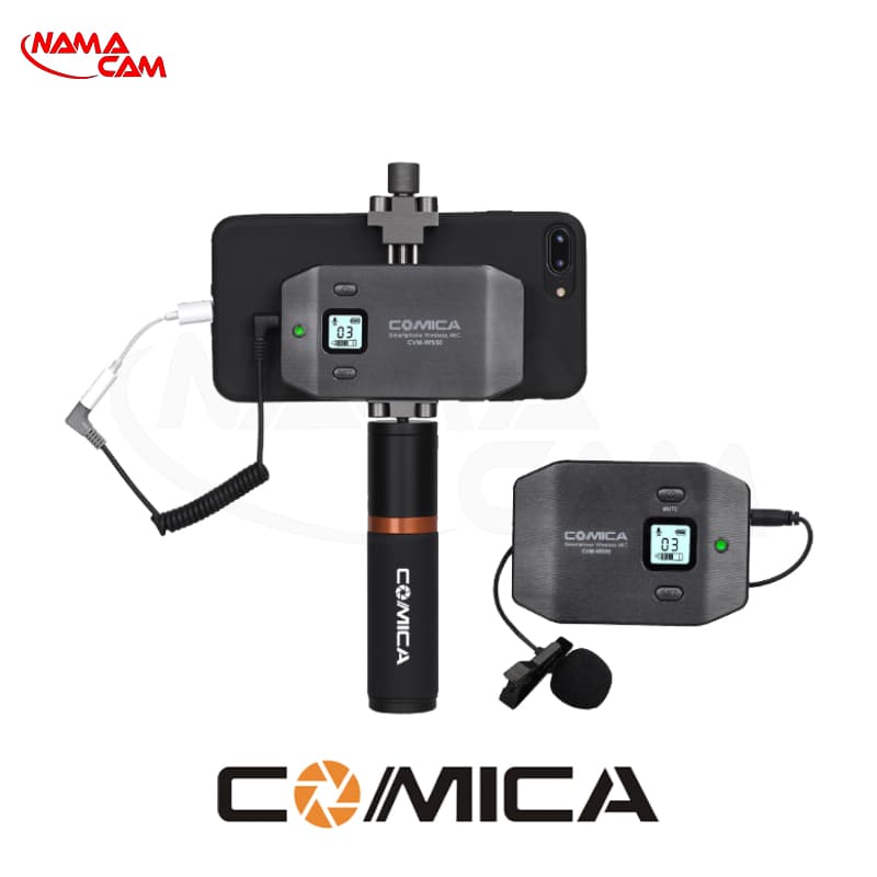 میکروفون یقه ای بیسیم موبایل Comica CVM-WS50B