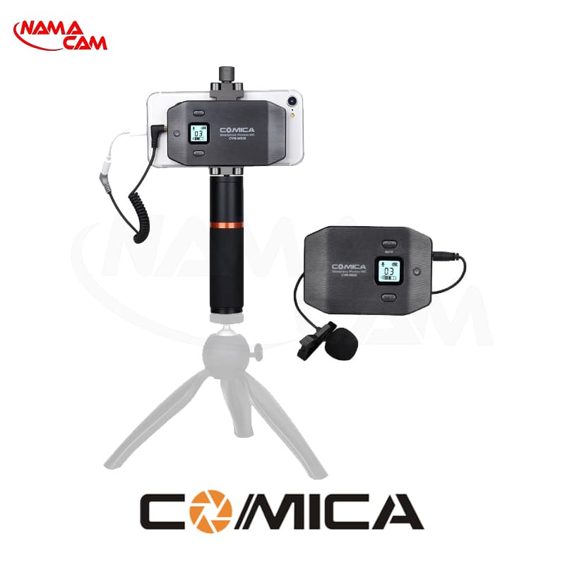 میکروفون یقه ای بیسیم موبایل Comica CVM-WS50B — تصویر ۶