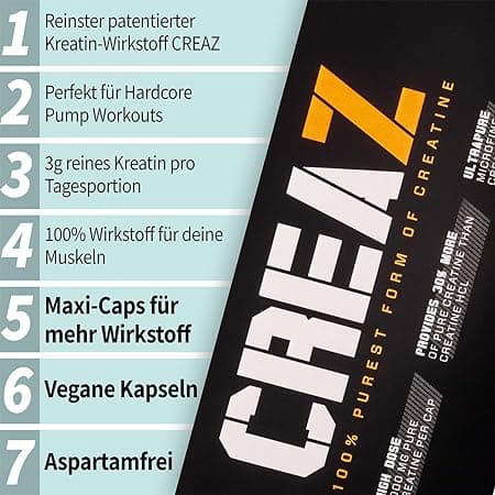 کپسول کریز کراتین بادی اتک Body Attack CREAZ — تصویر ۲