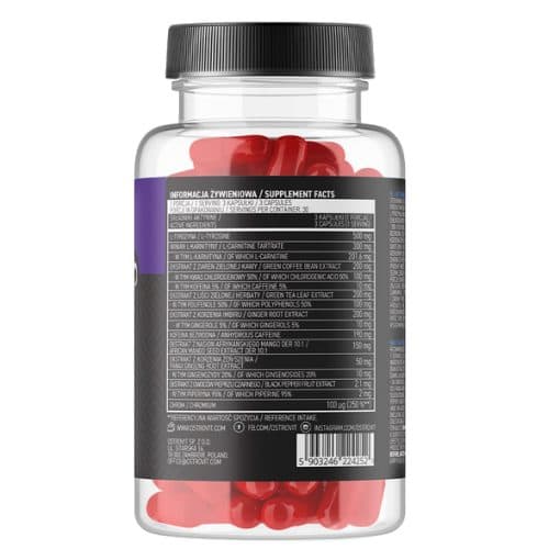 کپسول چربی سوز فت برنر اکستریم استرویت 90 عددی OstroVit Fat Burner eXtreme — تصویر ۴