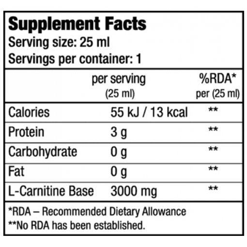 ال کارنیتین 3000 بایوتک BIOTECH L-CARNITINE 3000 — تصویر ۳