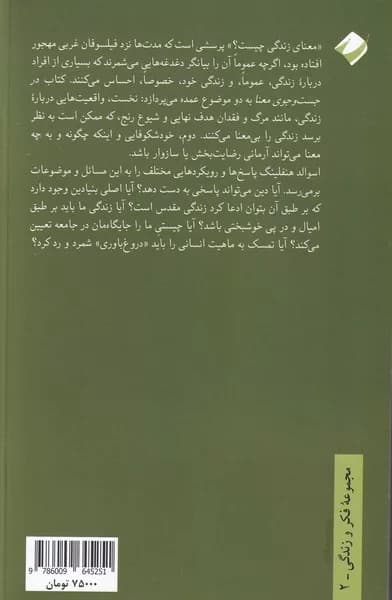 کتاب در جست و جوی معنا چگونه زندگی کنیم — تصویر ۲