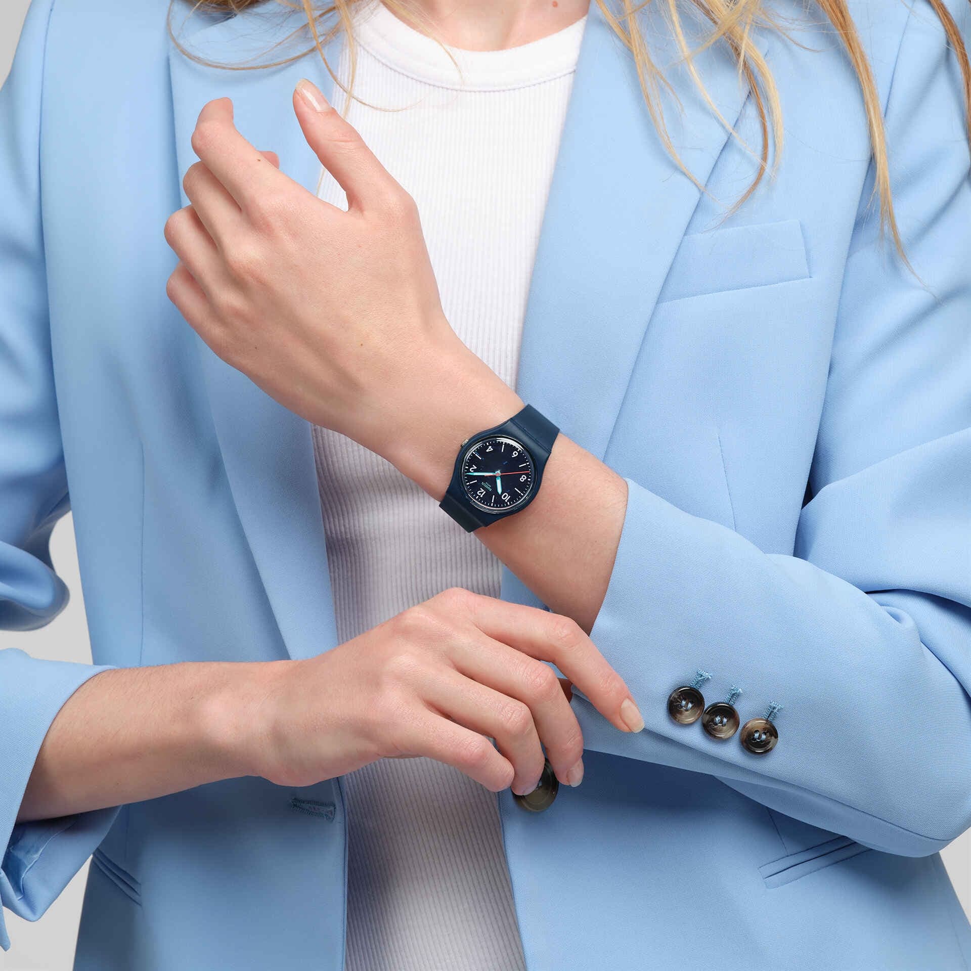 ساعت سواچ مدل SWATCH TIME TO TEAL (SO28N118) — تصویر ۴