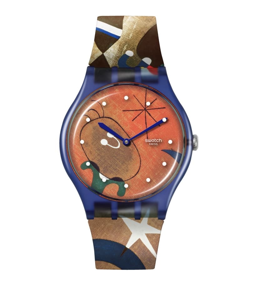 ساعت سواچ مدل SWATCH MIRO’S WOMEN & BIRD IN THE MOONLIGHT (SO29Z136)
