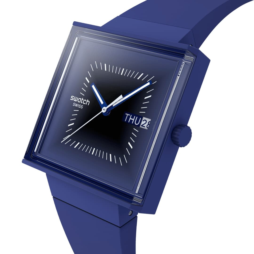 ساعت سواچ مدل SWATCH SQUARELY BLACKLIGHT (SO34N700) — تصویر ۲