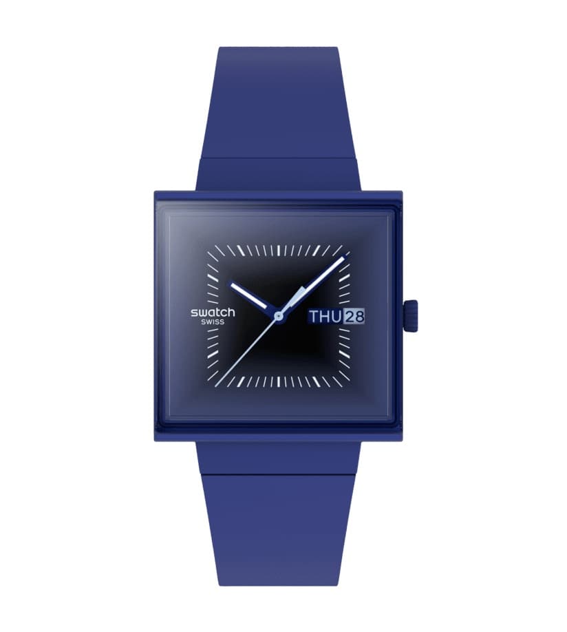ساعت سواچ مدل SWATCH SQUARELY BLACKLIGHT (SO34N700)