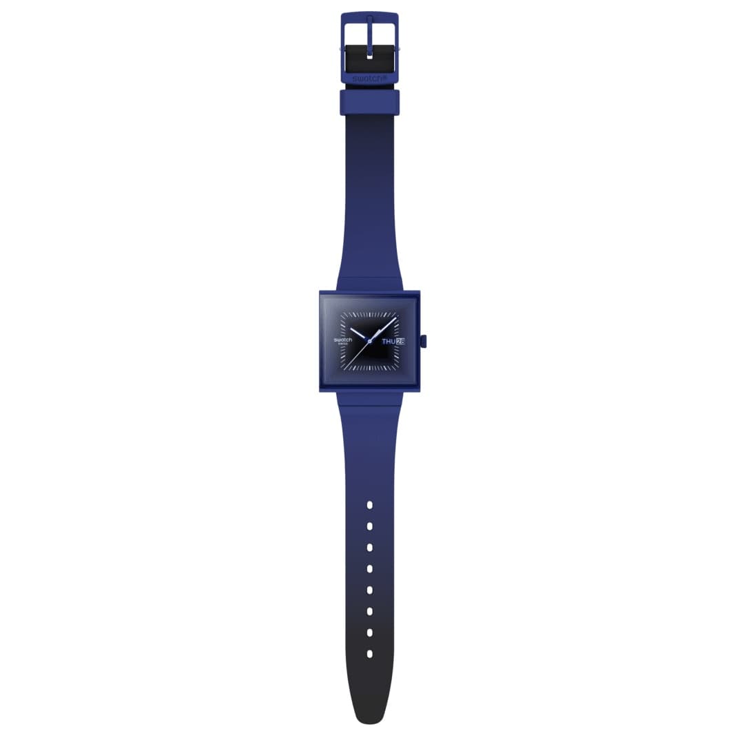 ساعت سواچ مدل SWATCH SQUARELY BLACKLIGHT (SO34N700) — تصویر ۳