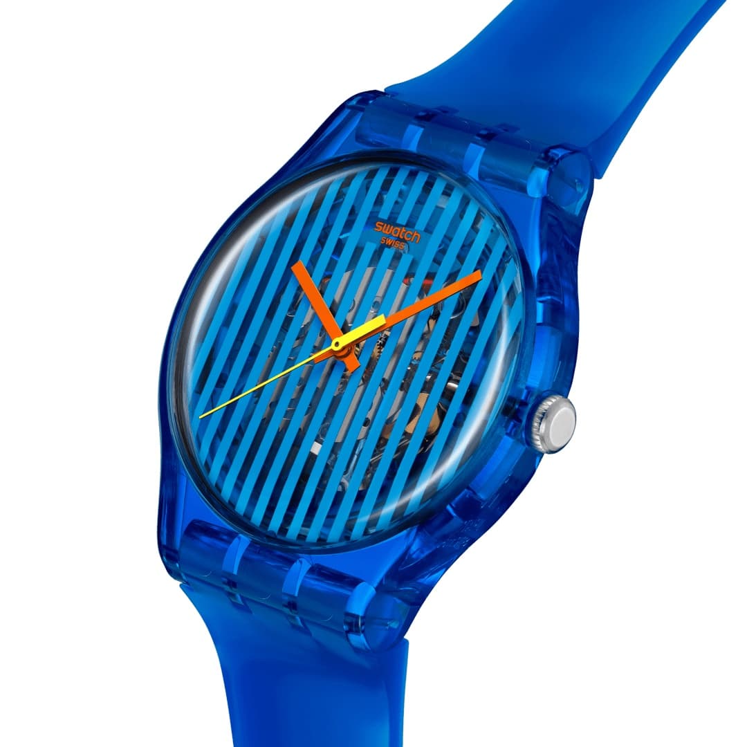 ساعت سواچ مدل SWATCH BRILLIANTLY BLUE (SO29S102) — تصویر ۲