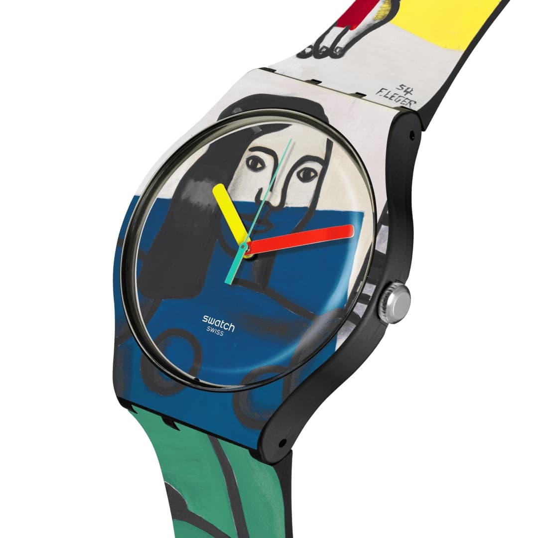 ساعت سواچ مدل SWATCH LEGER’S TWO WOMEN HOLDING FLOWERS (SUOZ363) — تصویر ۲